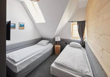 Фото номера Двухместный номер с 1 кроватью или 2 отдельными кроватями Отель Hotel Gazdówka Spa г. Osielsko 26