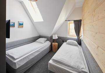 Фото номера Двухместный номер с 1 кроватью или 2 отдельными кроватями Отель Hotel Gazdówka Spa г. Osielsko 11